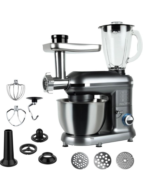 Кухонный комбайн RAGEX R101 (серый)