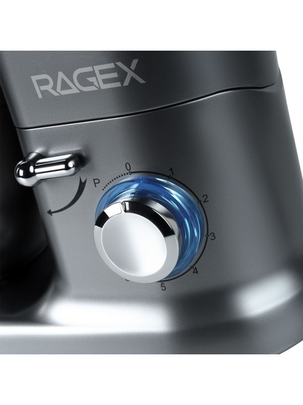 Кухонный комбайн RAGEX R101 (серый) управление