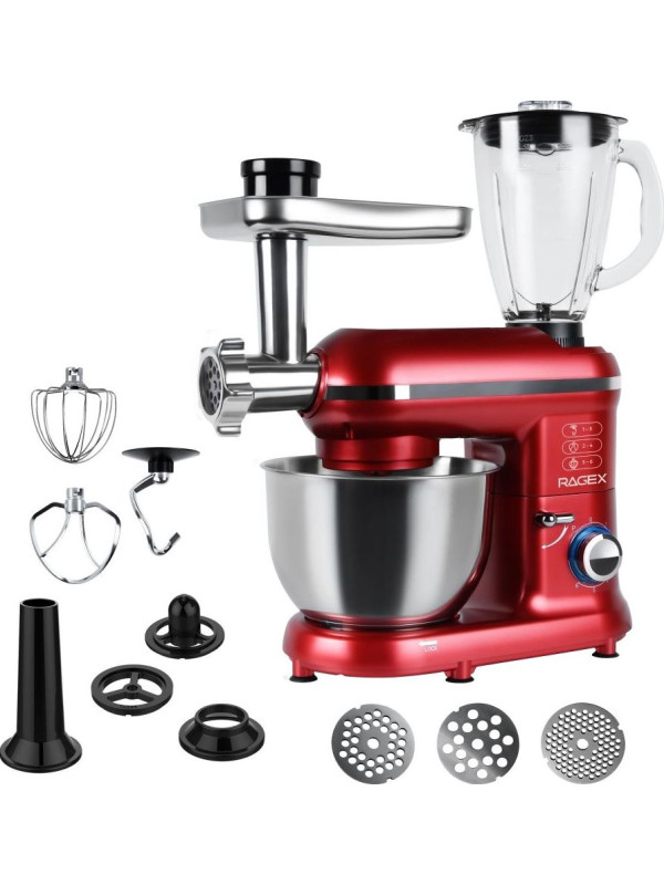 Кухонный комбайн RAGEX R101 (красный)