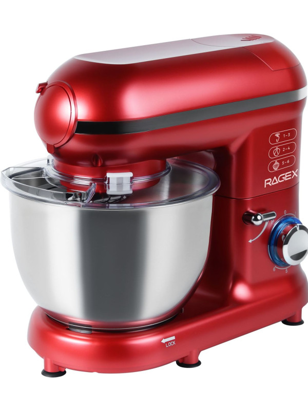 Кухонный комбайн RAGEX R101 (красный) чаша