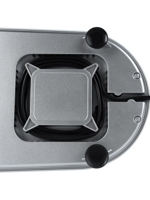 Кухонный комбайн RAGEX R101 (серебристый) вид снизу