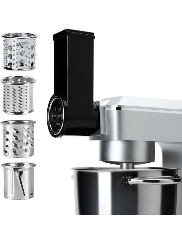 Кухонный комбайн R112 серебристый мясорубка