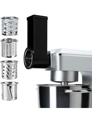 Кухонный комбайн R112 серебристый мясорубка