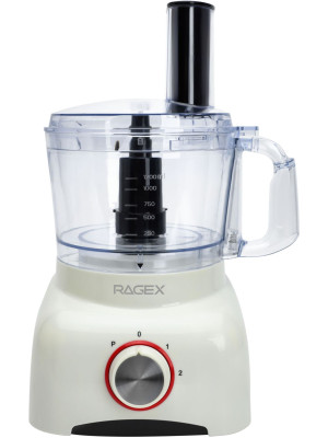 Кухонный комбайн Ragex R113 зефирный вид сбоку