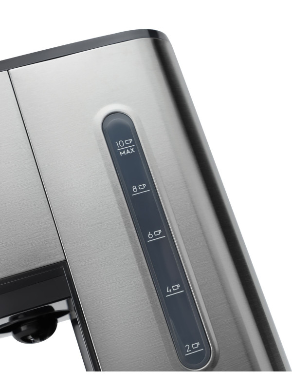 Кофеварка RAGEX R408 вид сбоку с кофейником регулировка крепости кофе