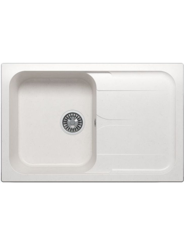 Кухонная мойка Polygran ALTO 780 белый хлопок