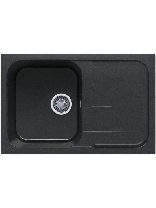 Кухонная мойка Polygran ALTO 780 космос черный металлик