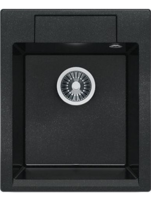 Кухонная мойка Polygran ARGO 420 космос черный металлик
