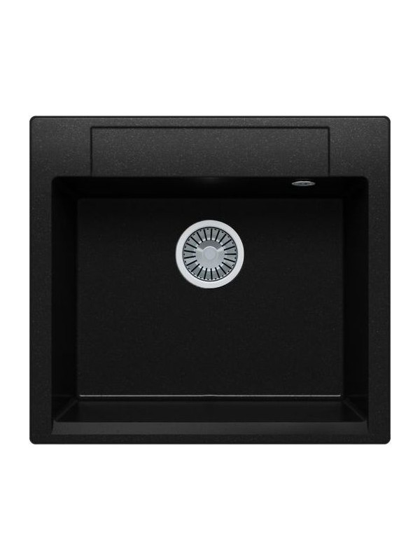 Кухонная мойка Polygran ARGO 560 космос черный металлик