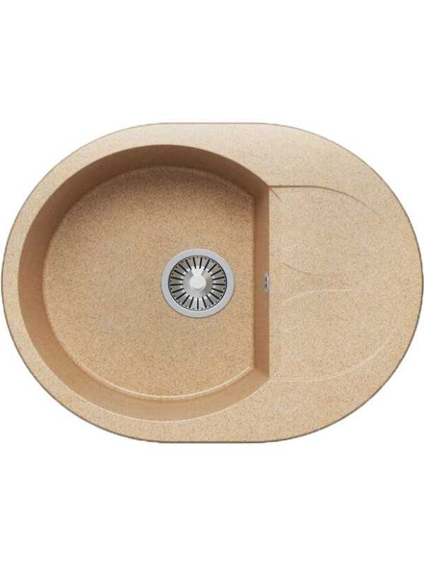 Кухонная мойка Polygran ATOL 620 песочный