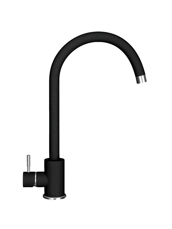 Смеситель Polygran Альтаир космос №316 (черный металлик)