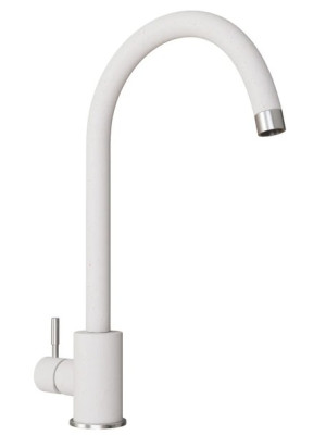 Смеситель Polygran Альтаир белый хлопок №36