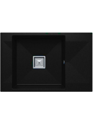 Кухонная мойка Polygran Blade 780 космос черный металлик