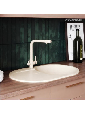 Кухонная мойка Polygran ATOL 760 опал