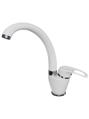 Смеситель Polygran Денеб белый хлопок №36