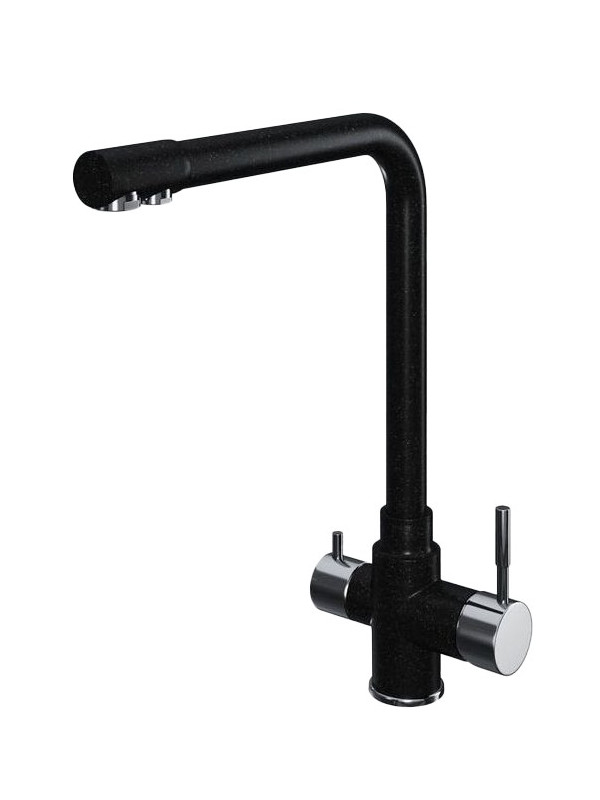 Смеситель Polygran Вега чёрный №16