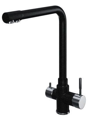 Смеситель Polygran Вега чёрный №16