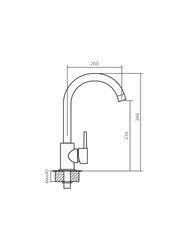 Смеситель Polygran Элара песочный №302 схема