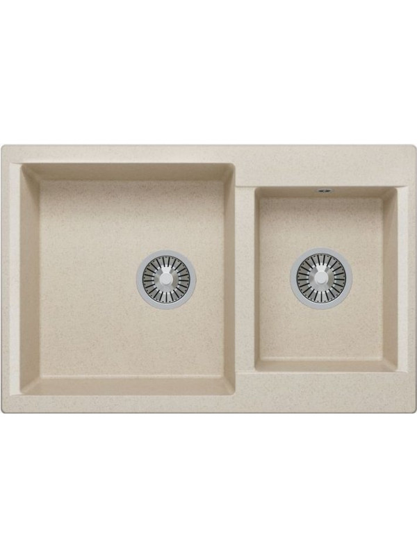 Кухонная мойка Polygran BRIG 772 кремовый