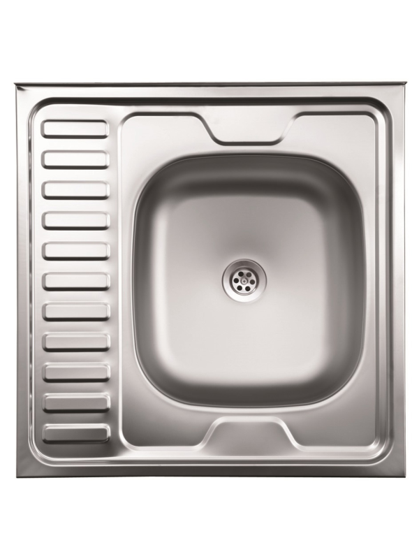 Кухонная мойка КромРус S 409 RUS R нержавеющая сталь