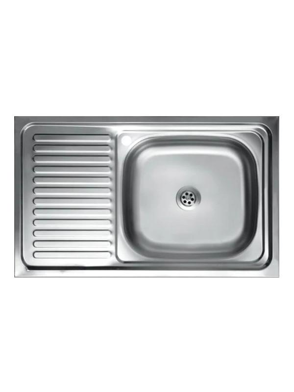 Кухонная мойка КромРус S 416 RUS R нержавеющая сталь
