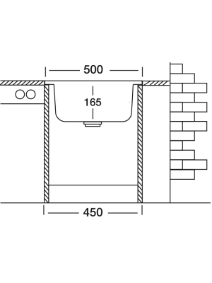 Кухонная мойка КромРус EC-208M RUS нержавеющая сталь схема (1)