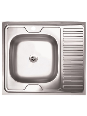 Кухонная мойка КромРус EC-209M RUS L нержавеющая сталь