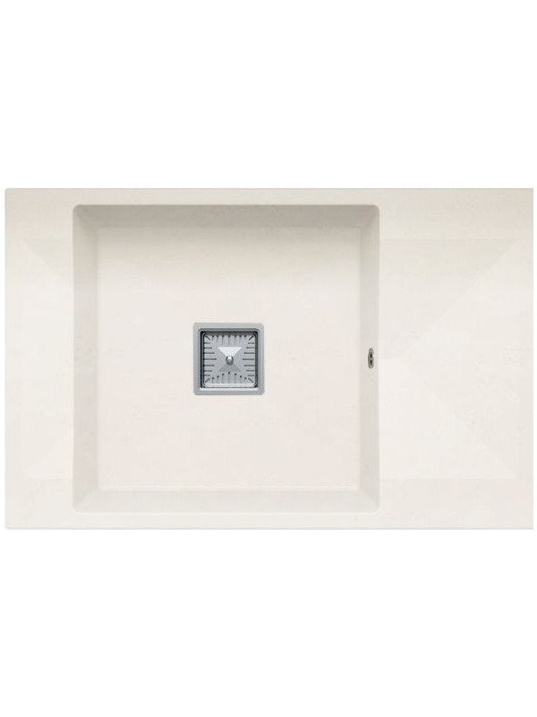 Кухонная мойка Polygran Blade 780 белый хлопок