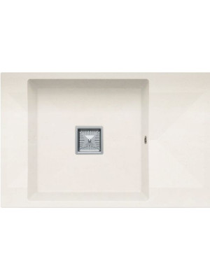 Кухонная мойка Polygran Blade 780 белый хлопок