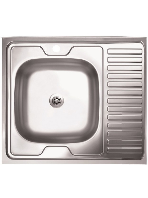 Кухонная мойка КромРус EC-409M RUS L нержавеющая сталь