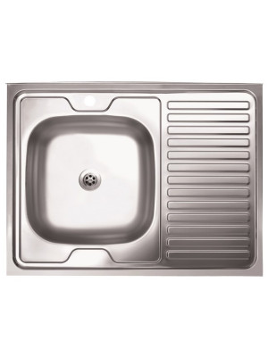 Кухонная мойка КромРус EC-420M RUS L нержавеющая сталь