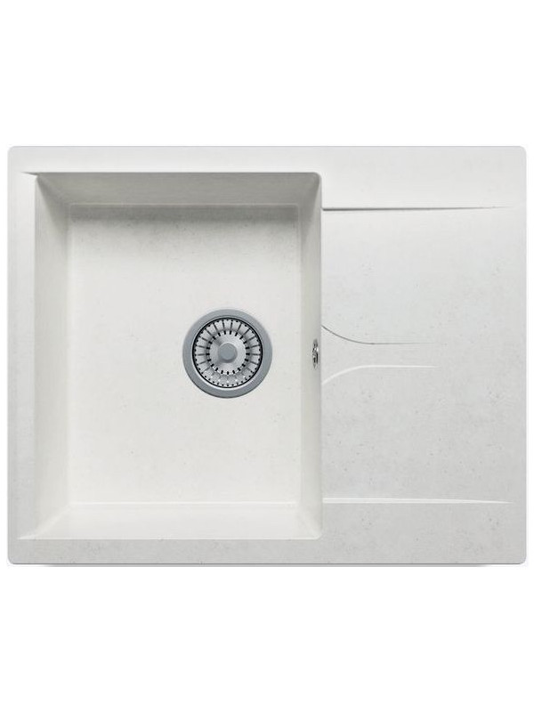 Кухонная мойка Polygran GALS 620 белый хлопок