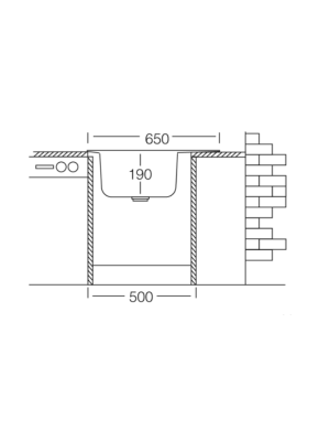 Кухонная мойка КромРус N-280 RUS нержавеющая сталь схема (1)