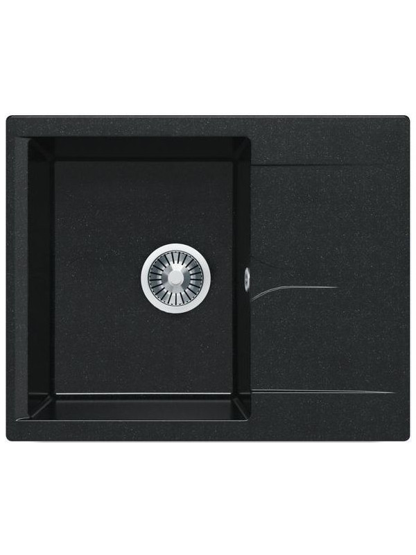 Кухонная мойка Polygran GALS 620 космос черный металлик