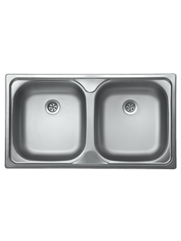 Кухонная мойка КромРус EC-189М RUS 1.5" нержавеющая сталь