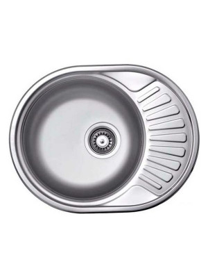 Кухонная мойка КромРус EC 257 RUS нержавеющая сталь