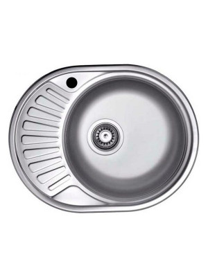 Кухонная мойка КромРус EC 257 RUS R нержавеющая сталь