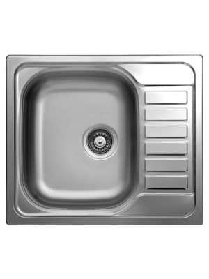 Кухонная мойка КромРус EC 296 RUS нержавеющая сталь