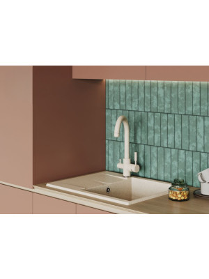 Кухонная мойка Polygran GALS 620 опал интерьер 3