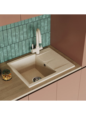 Кухонная мойка Polygran GALS 620 опал интерьер