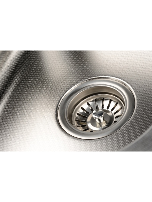 Кухонная мойка КромРус EC-296-D RUS  нержавеющая сталь вблизи