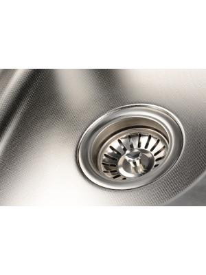 Кухонная мойка КромРус EC-296-D RUS  нержавеющая сталь вблизи