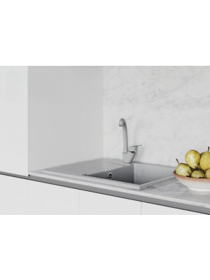 Кухонная мойка Polygran GALS 620 серый интерьер 3