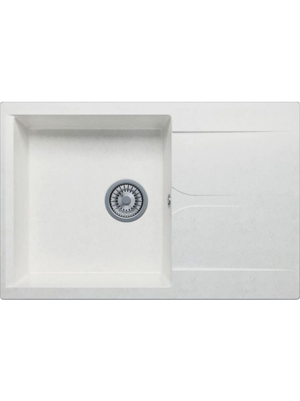 Кухонная мойка Polygran GALS 760 белый хлопок