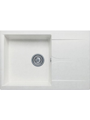 Кухонная мойка Polygran GALS 760 белый хлопок