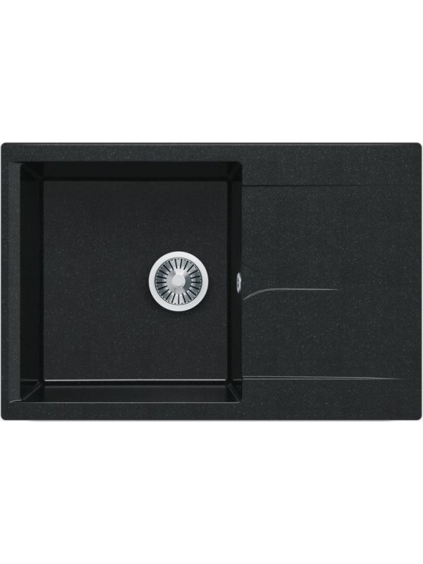 Кухонная мойка Polygran GALS 760 космос черный металлик
