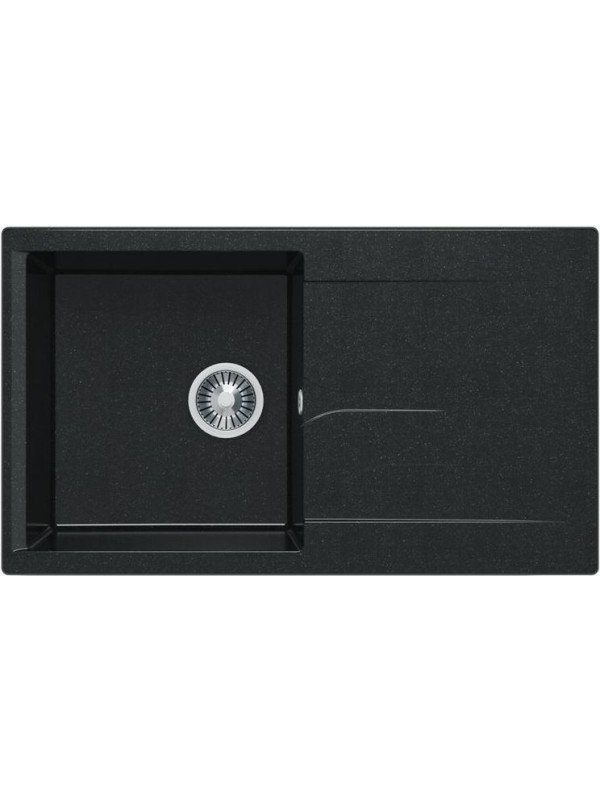 Кухонная мойка Polygran GALS 860 космос черный металлик