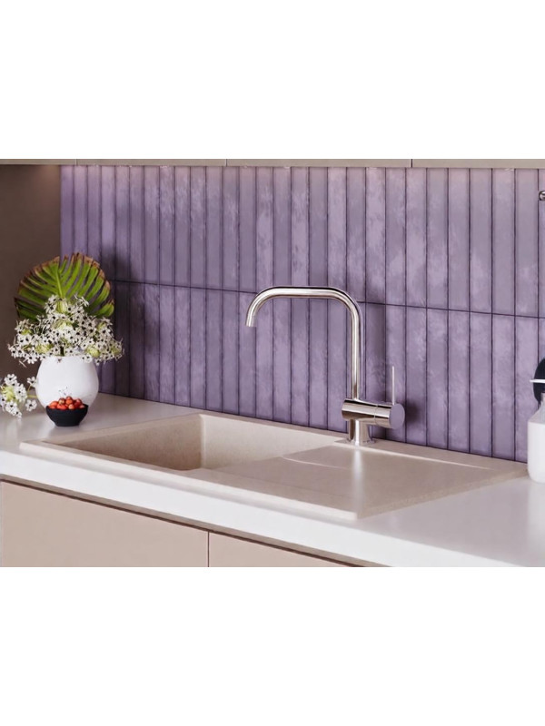 Кухонная мойка Polygran GALS 860 кремовый интерьер 3