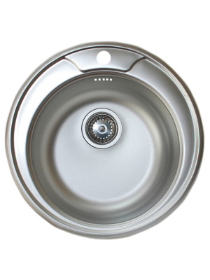 Кухонная мойка КромРус EC 245 RUS 3.5" нержавеющая сталь