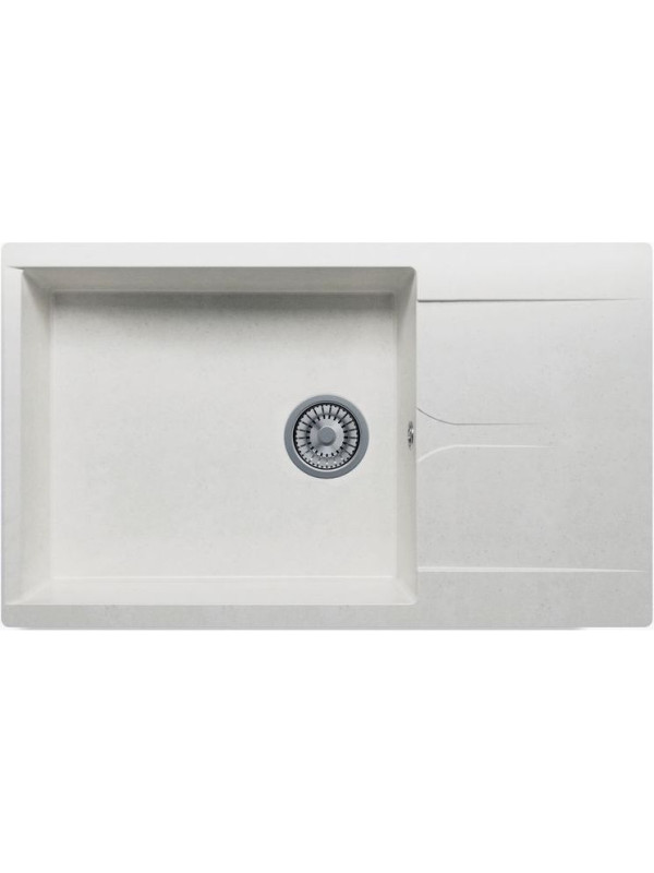 Кухонная мойка Polygran GALS 862 белый хлопок